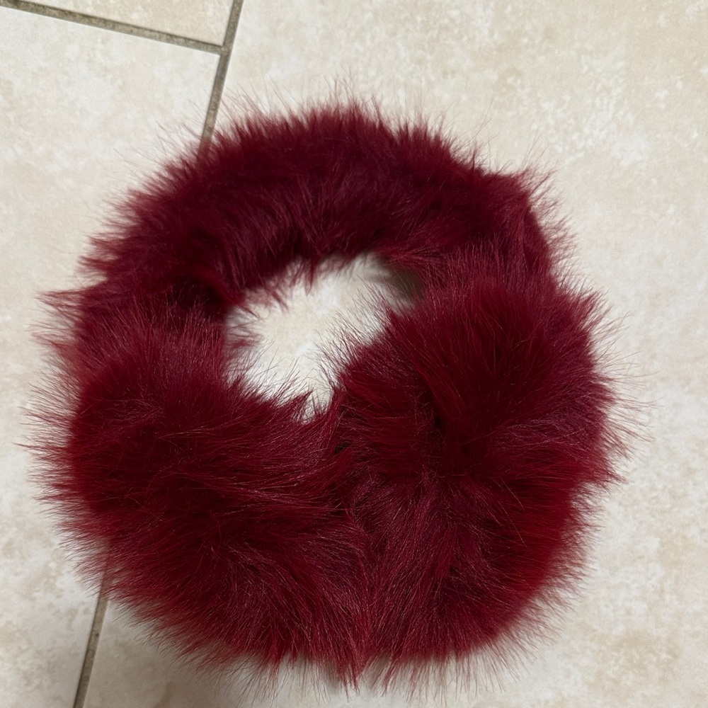 Burgundy earmuffs